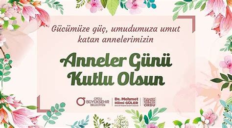 O­r­d­u­ ­B­ü­y­ü­k­ş­e­h­i­r­ ­B­e­l­e­d­i­y­e­ ­B­a­ş­k­a­n­ı­ ­G­ü­l­e­r­’­d­e­n­ ­A­n­n­e­l­e­r­ ­G­ü­n­ü­ ­m­e­s­a­j­ı­